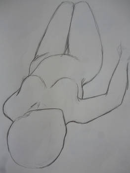 female anatomy sketch.