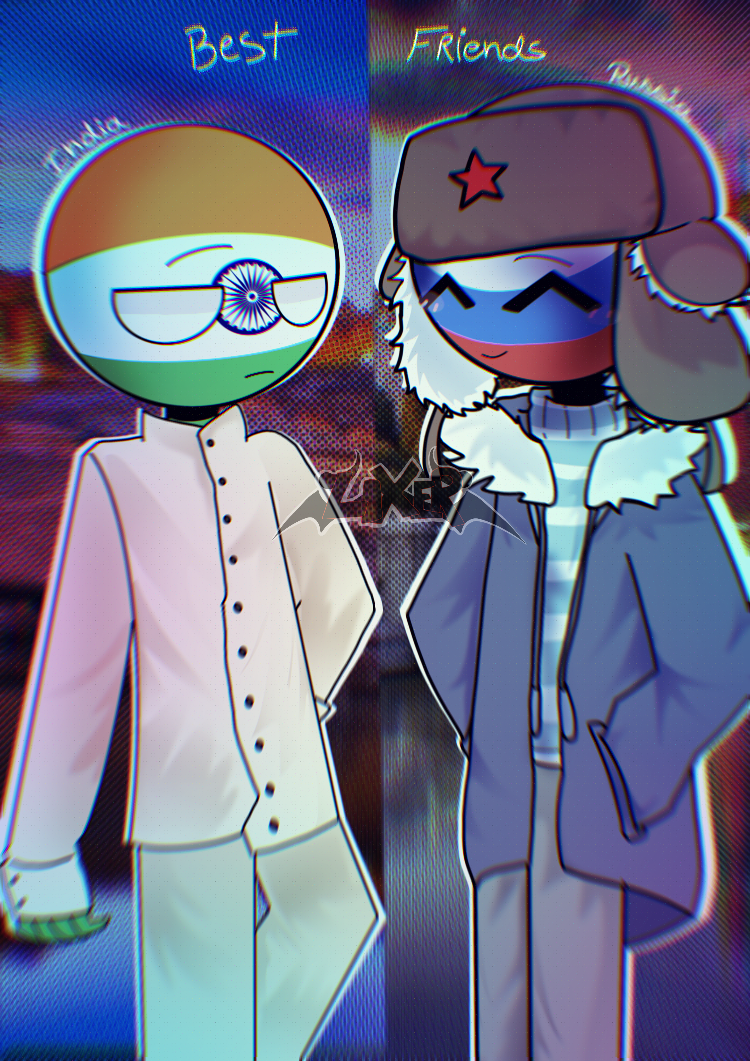 Underrated Countryhumans Ships 6-India x China by CountryHuns on DeviantArt