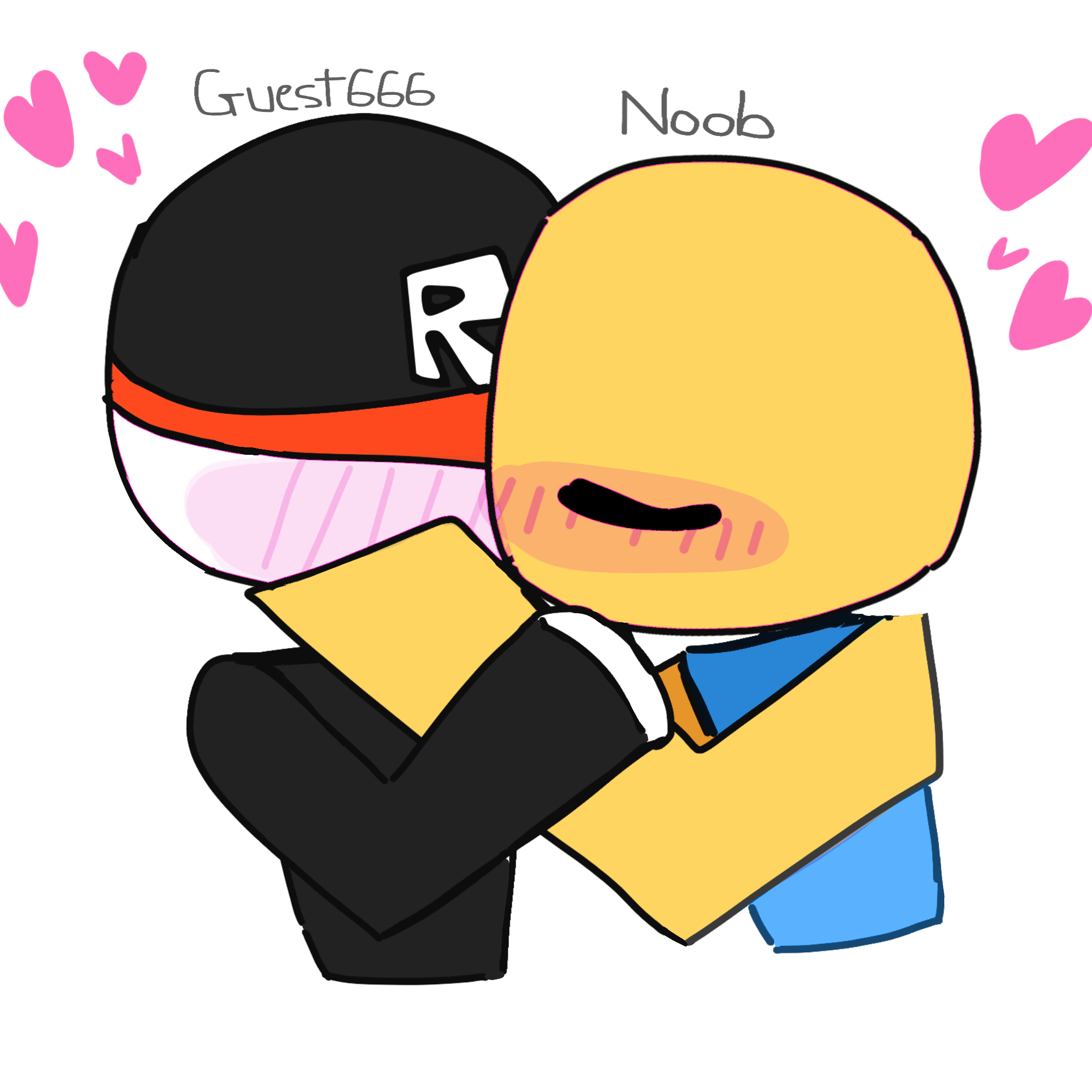 Guesty Guest! Nooby Noob! by MercylessCreeper on DeviantArt