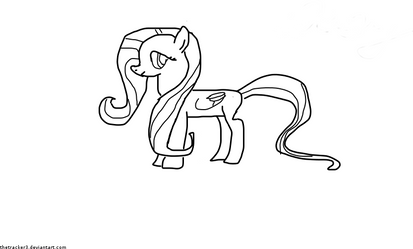 Fluttershy Sketch 1