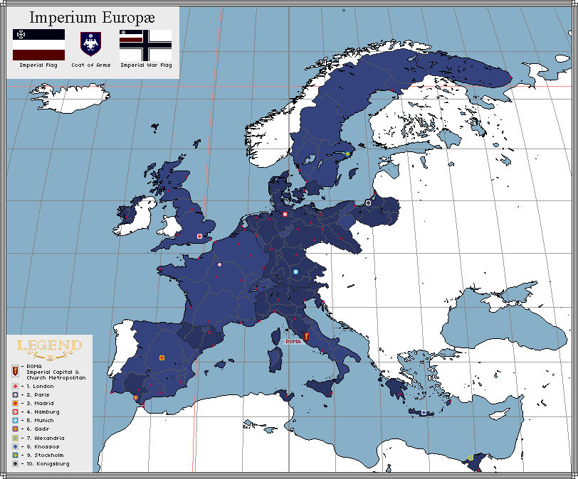 Imperium Europae - Official Map by CaesarAnubis on DeviantArt
