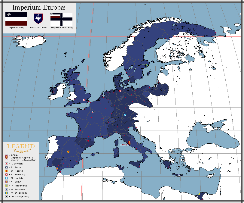 Imperium Europae - Official Map by CaesarAnubis on DeviantArt