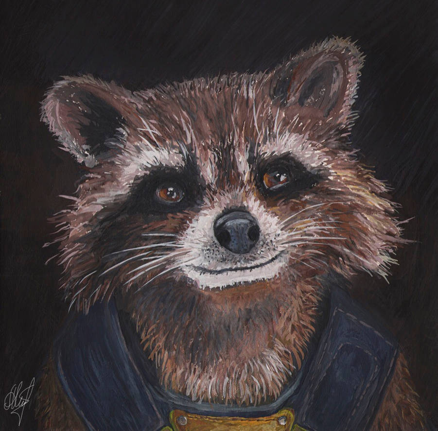 Rocket Raccoon by anettfrozen