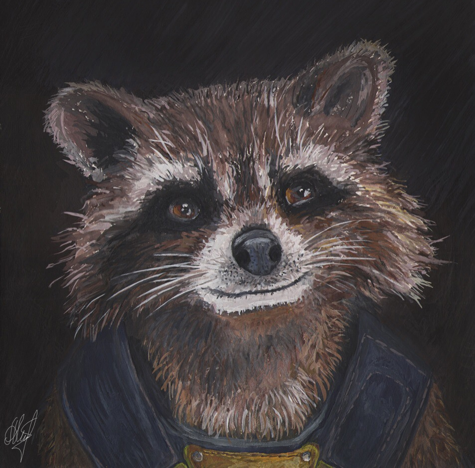 Rocket Raccoon by anettfrozen