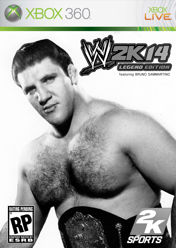 WWE 2K14 Cover Art - Bruno Sammartino