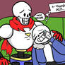 Papyrus being a cool bro
