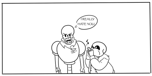 Sans annoying papyrus with a Kazoo [ANIMATED]