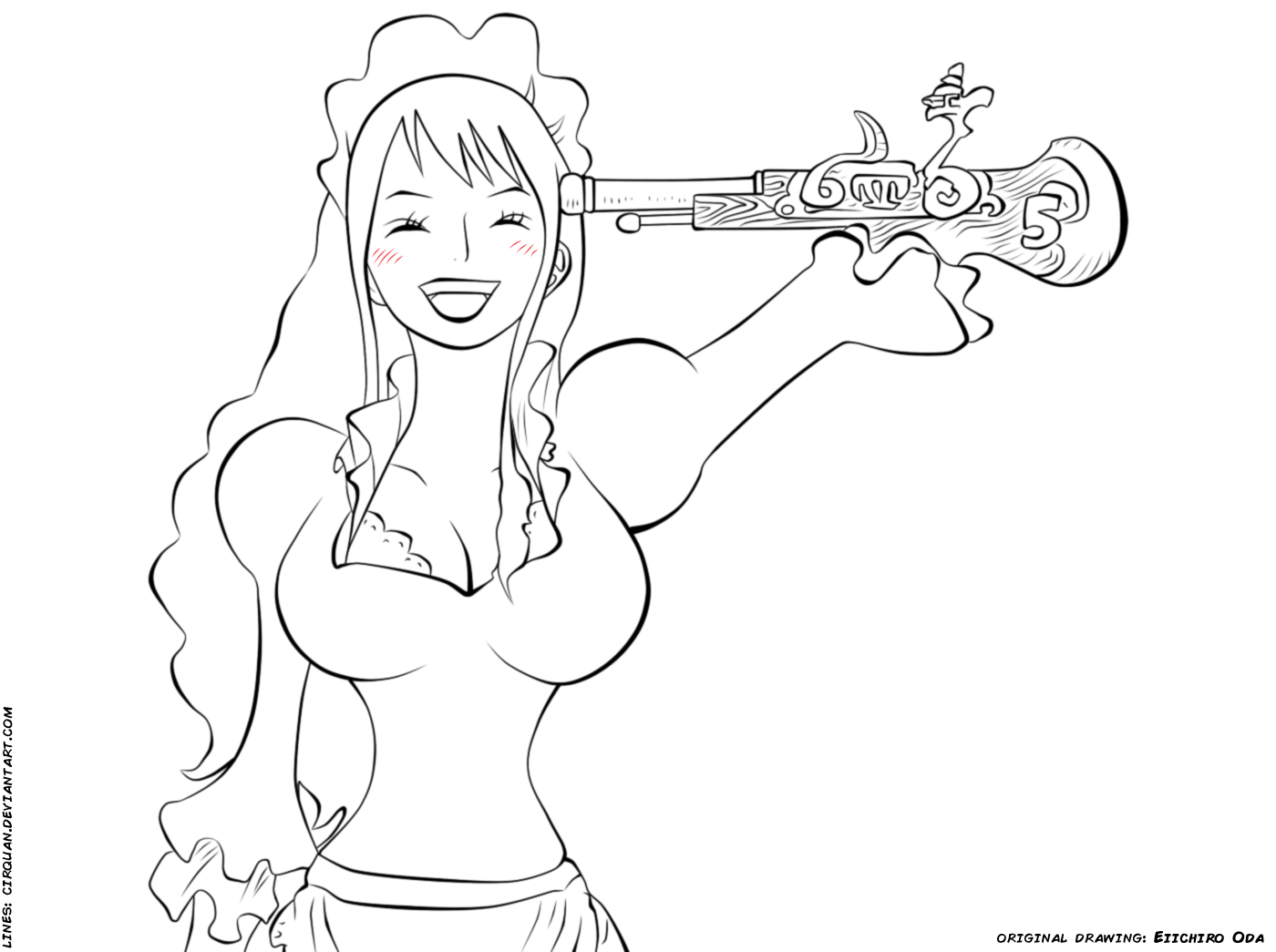 One Piece 771 Baby 5 Lineart By Cirquan On Deviantart One Piece 771 Baby 5 Lineart By Cirquan On Deviantart