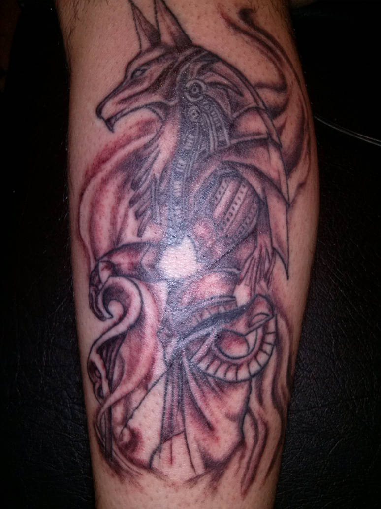 Egyptian - Anubis tattoo by mechiistar on DeviantArt