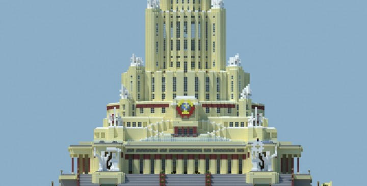 Soviet Minecraft Build Palace Of Soviets - Minecraft Build by BullevCreations on DeviantArt