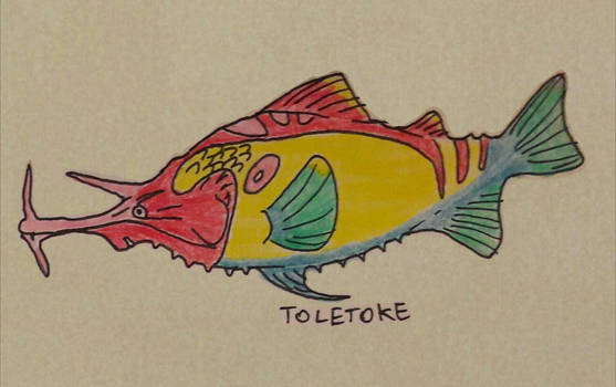 Toletoke, the breed fish eater