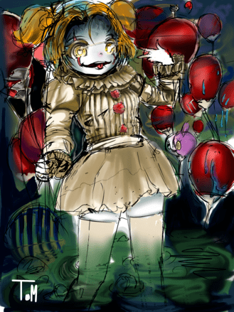 Pennywise female by TomMaccal on DeviantArt Pennywise female by TomMaccal on DeviantArt