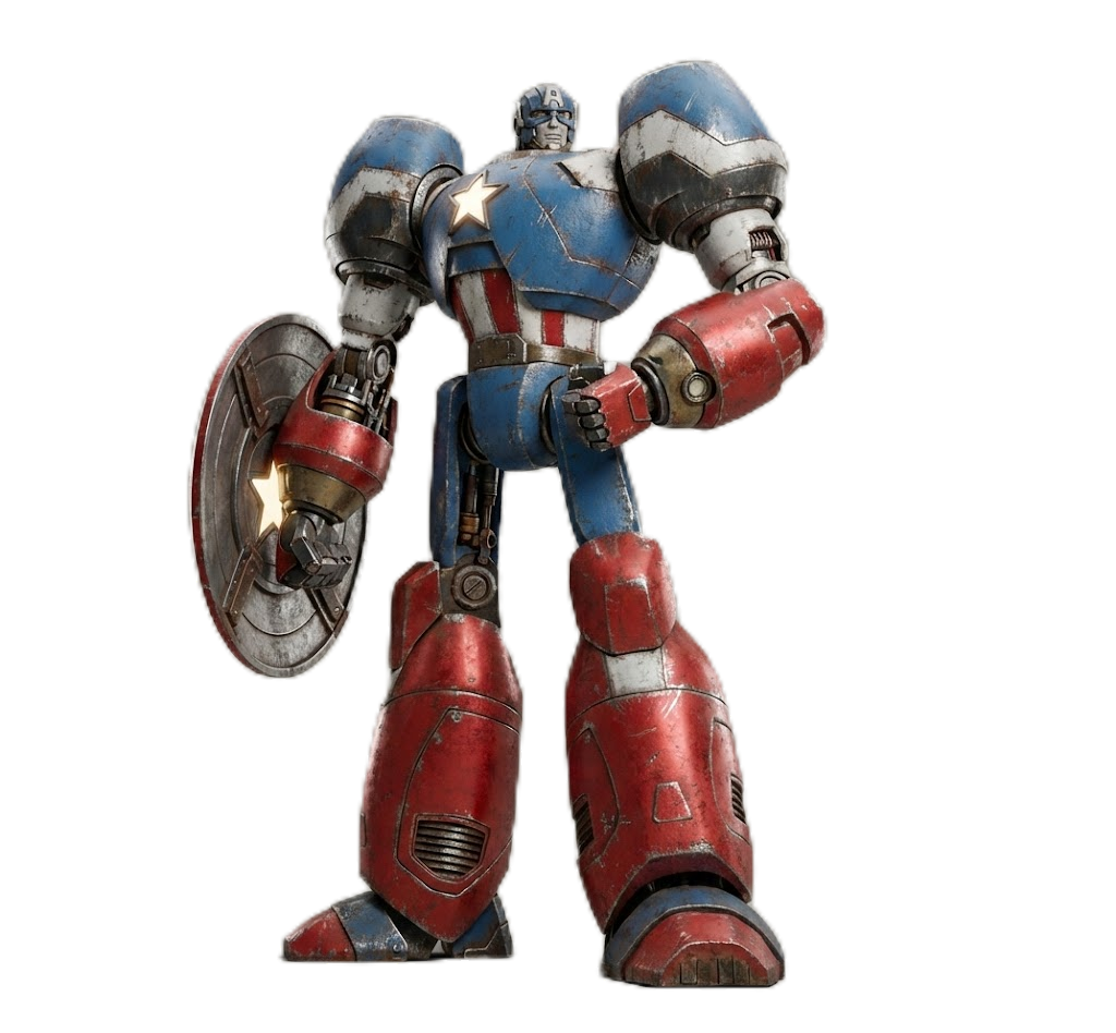 Mech Captain Real Mecha Captain America by Osledits on DeviantArt