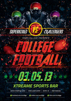 College Football Flyer