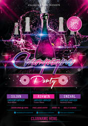 Champagne Party Flyer