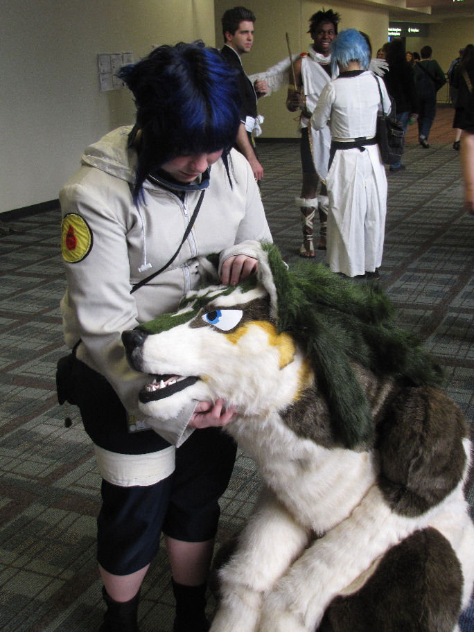 Hinata and Link cosplay