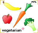 Vegetarian Pixel Icon