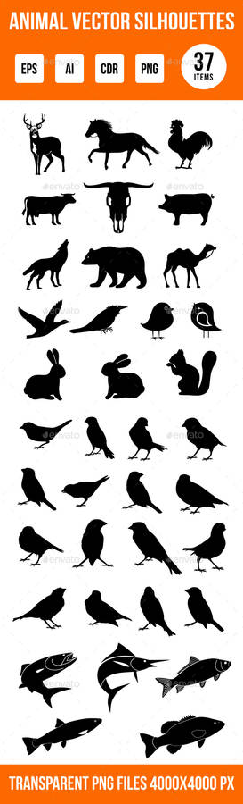 Animal Vector Silhouettes