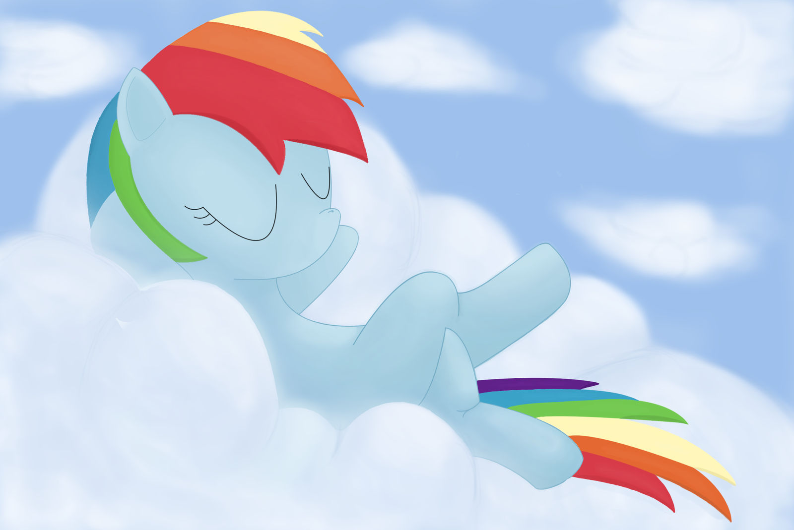 Rainbow Dash, chill