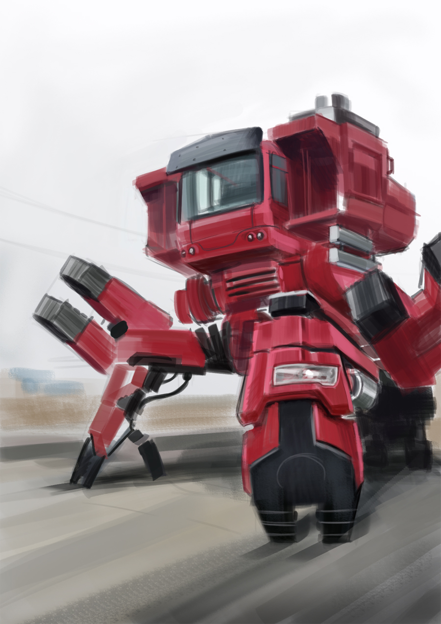 Logistics Mech - Speed Painting