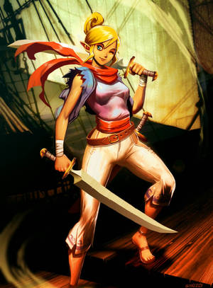 The legend of Zelda - Tetra by GENZOMAN