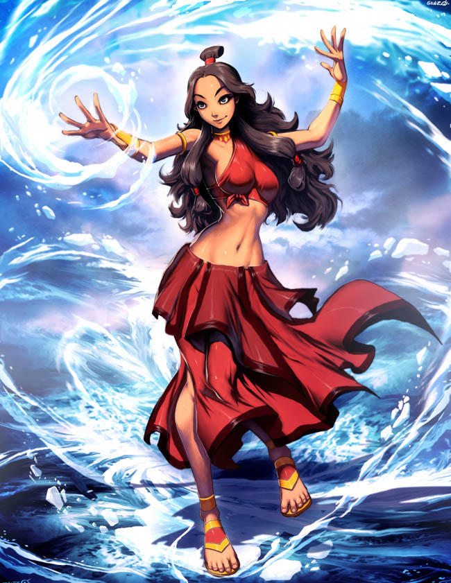 Avatar - Katara Fire nation by GENZOMAN