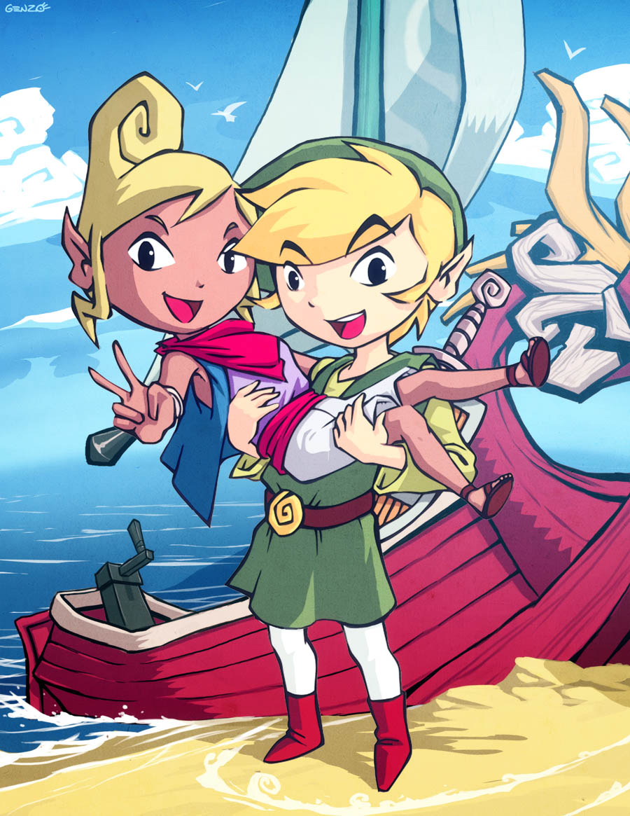 Wind Waker Tetra And Link By Genzoman On Deviantart Wind Waker Tetra And Link By Genzoman On Deviantart