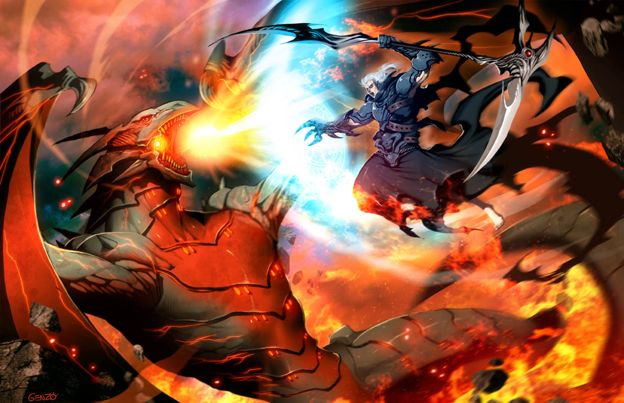 Hades vs Therion by GENZOMAN