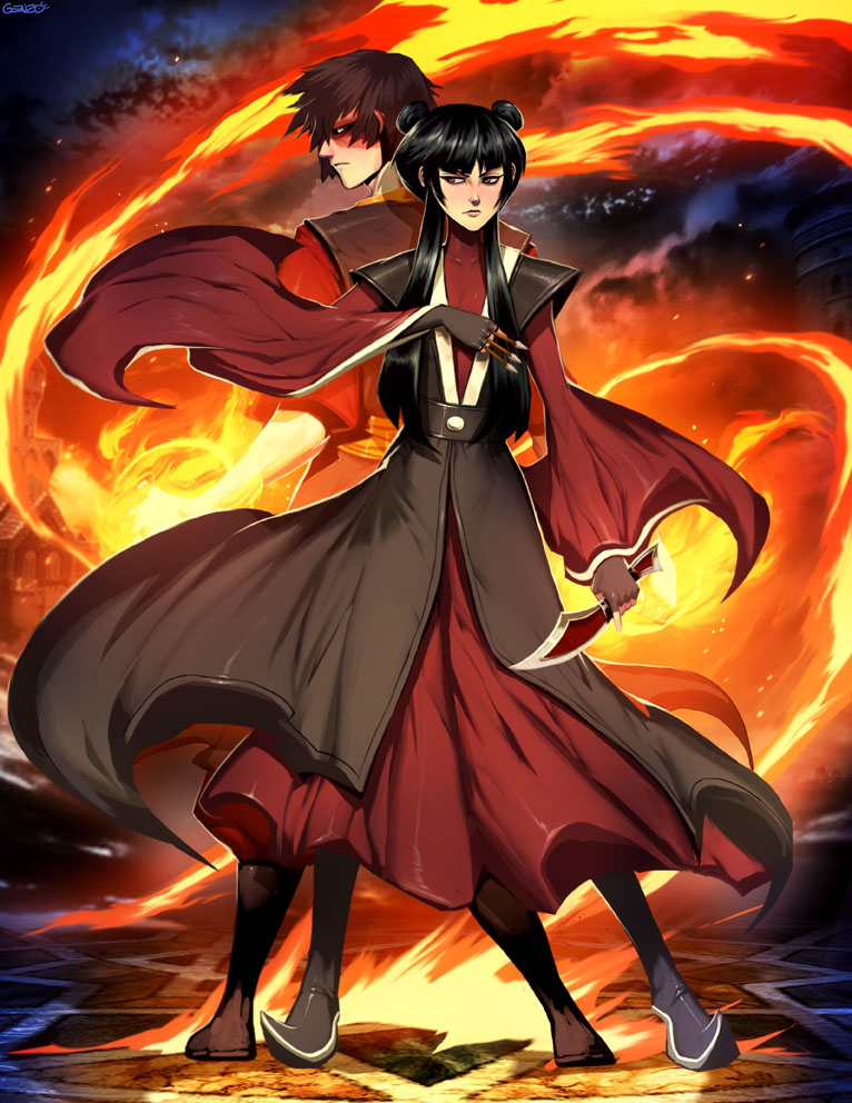 pics Deviantart Wallpaper Avatar The Last Airbender avatar mai and zuko by genzoman on