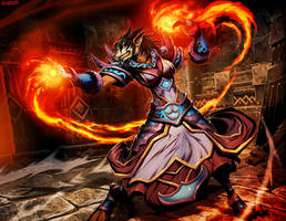 Warcraft - Kelsa Wildfire