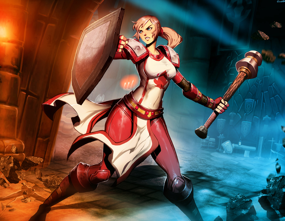 Scarlet Crusader by GENZOMAN