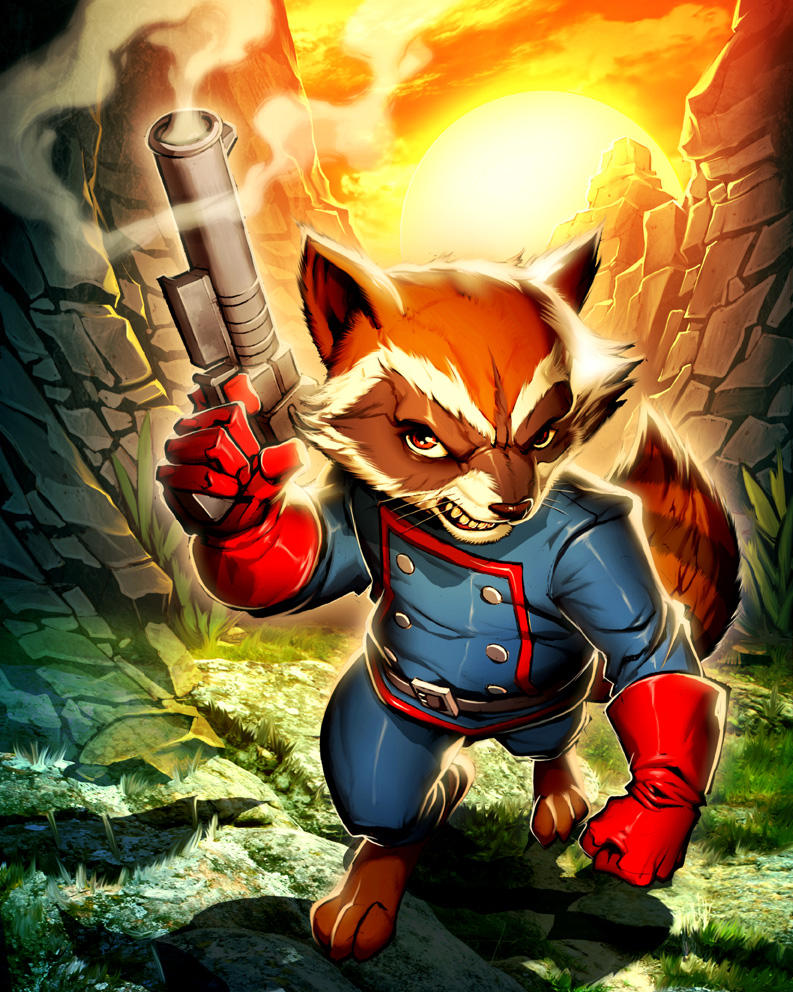 Rocket Raccoon by GENZOMAN on DeviantArt