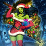 Santa She-Hulk 1