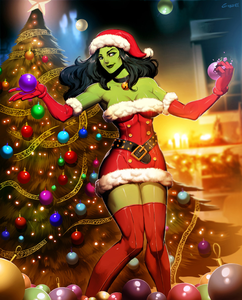 Santa She-Hulk 2
