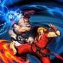Street Fighter Unlimited 1 cover - Ryu VS Ken