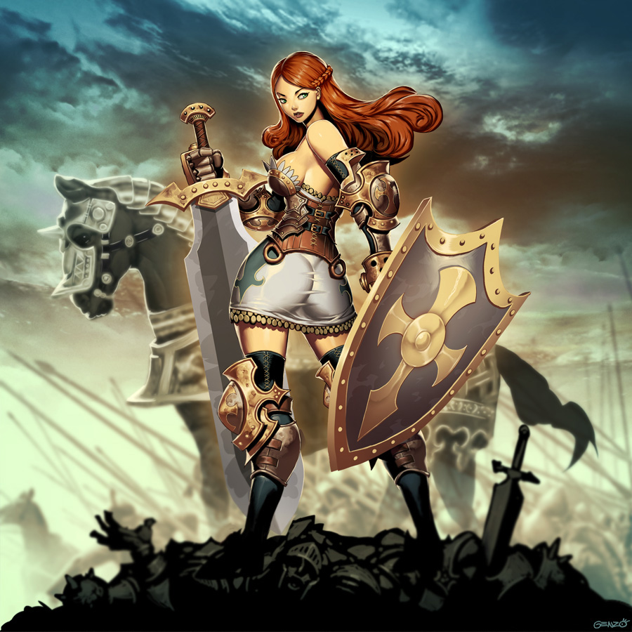 Eleanor of Aquitaine by GENZOMAN