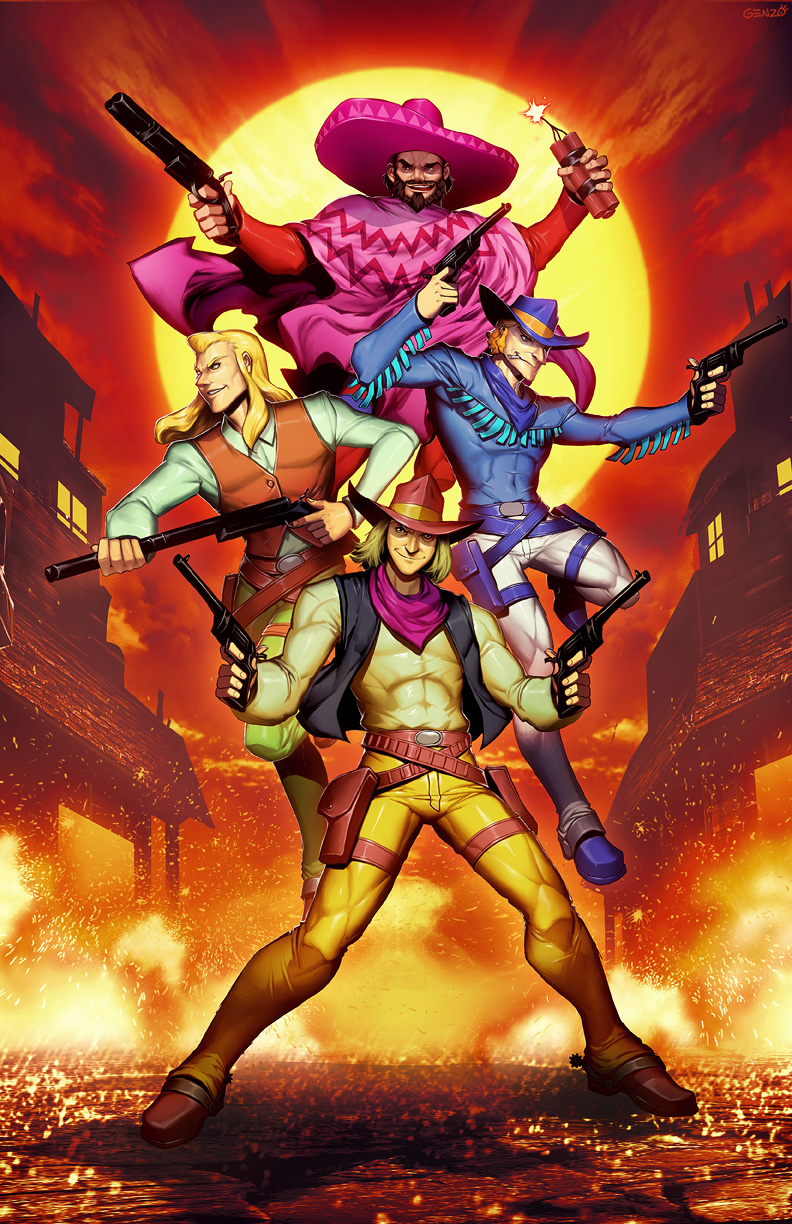 Sunset Riders by GENZOMAN