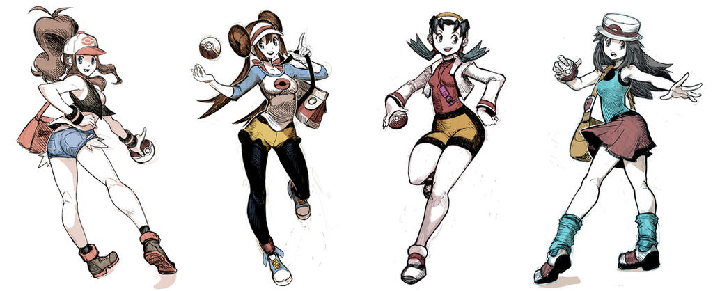 Pokegirls sketchs vol 2