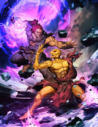 Street FIghter Unlimited 5 Cover - Oro VS Akuma