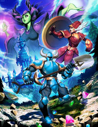 Shovel Knight by GENZOMAN