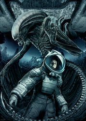 Alien - Xenomorph and Ripley