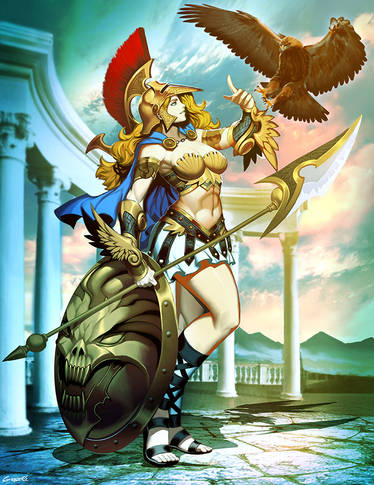 Chibi Olympus - Athena, The Goddess of Wisdom by EnlightenedSpaceman on  DeviantArt