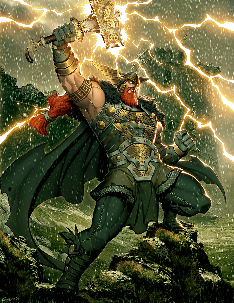 Thor God of War by wingzerox86 on DeviantArt