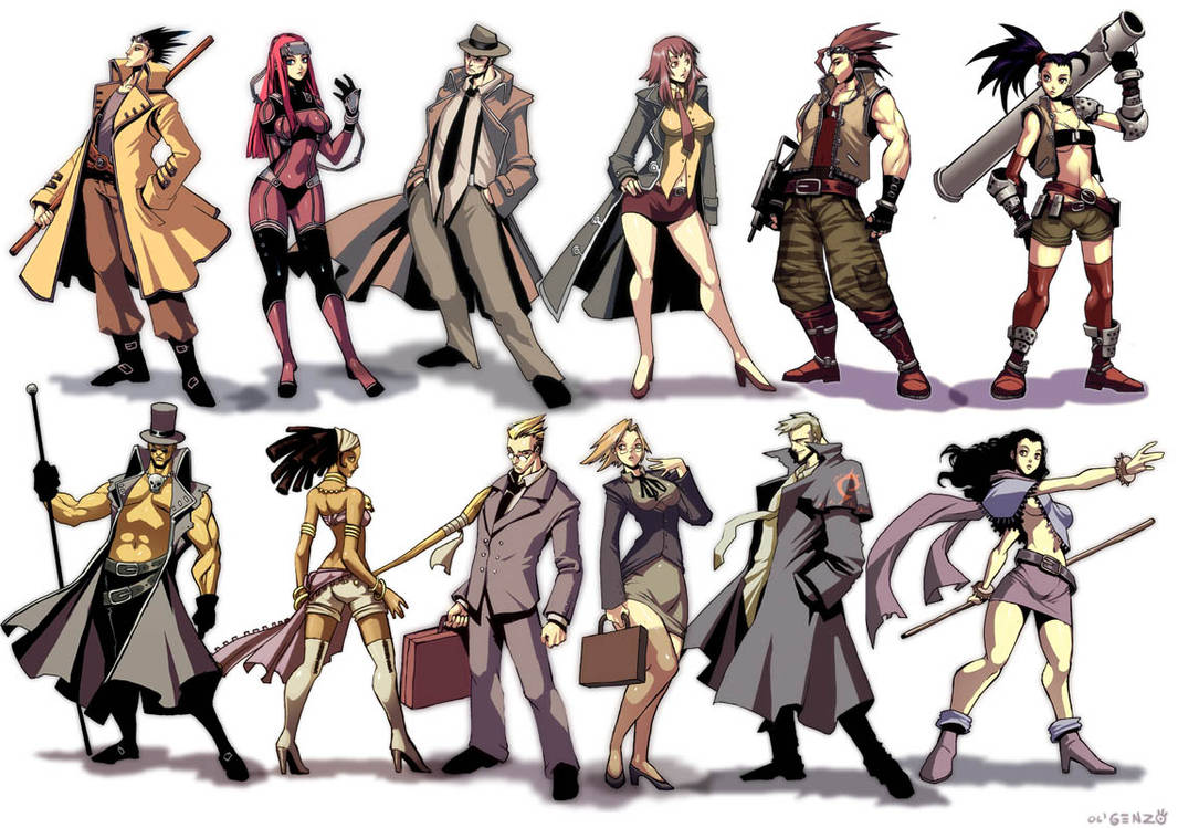 Chara design: Game draft by GENZOMAN on DeviantArt
