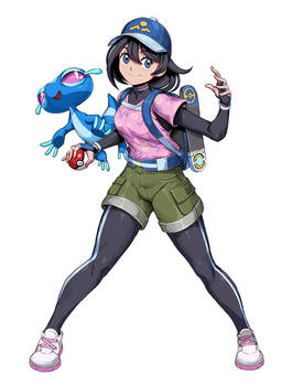 Pokemon Wind and Waves Trainer girl