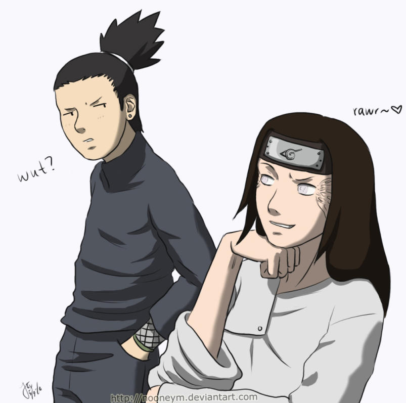 Everybody loves Shika: Neji by Nooneym on DeviantArt