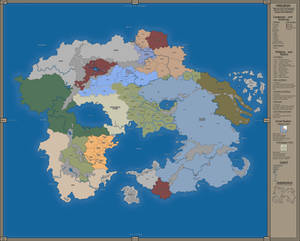 Welkha - Continent Map