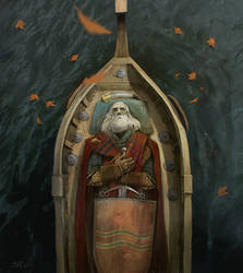 Lord Hoster Tully last voyage