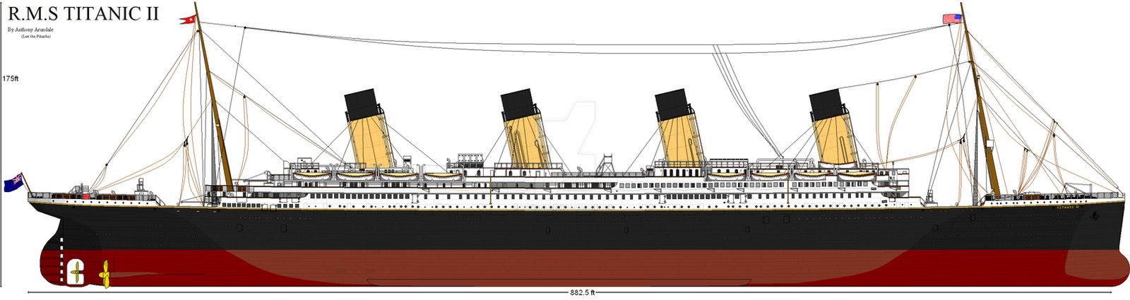 RMS Titanic II by Lex-the-Pikachu on DeviantArt