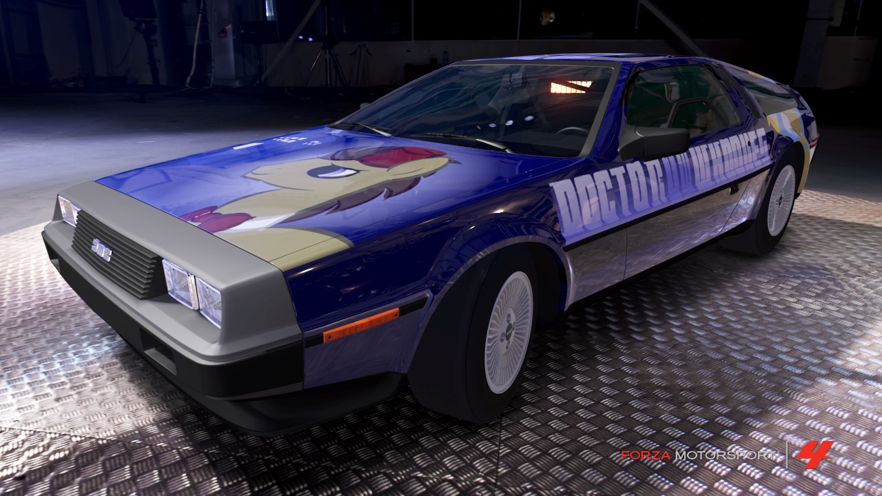 Dr Whooves Delorean